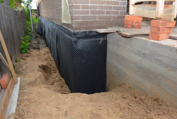 Happy homeowners after waterproofing job in Mendota